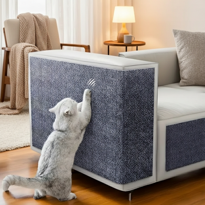 No More Torn Sofas™ – Clear Anti-Scratch Cat Protection Mat