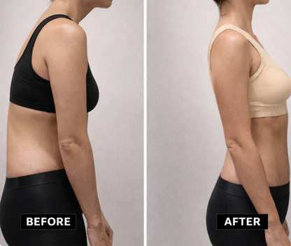 2-in-1 Breast Lifter & Back Support Front Closure Sports Bra