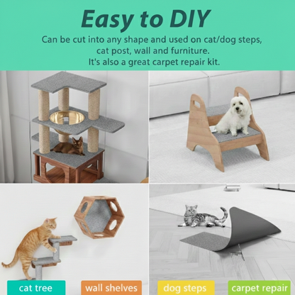 No More Torn Sofas™ – Clear Anti-Scratch Cat Protection Mat