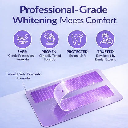 Purple Teeth Whitening Strips